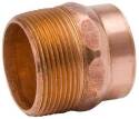 Mueller 1-Inch Wrot Copper X Male Adapter
